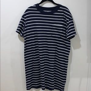 Madewell striped pocket tshirt dress